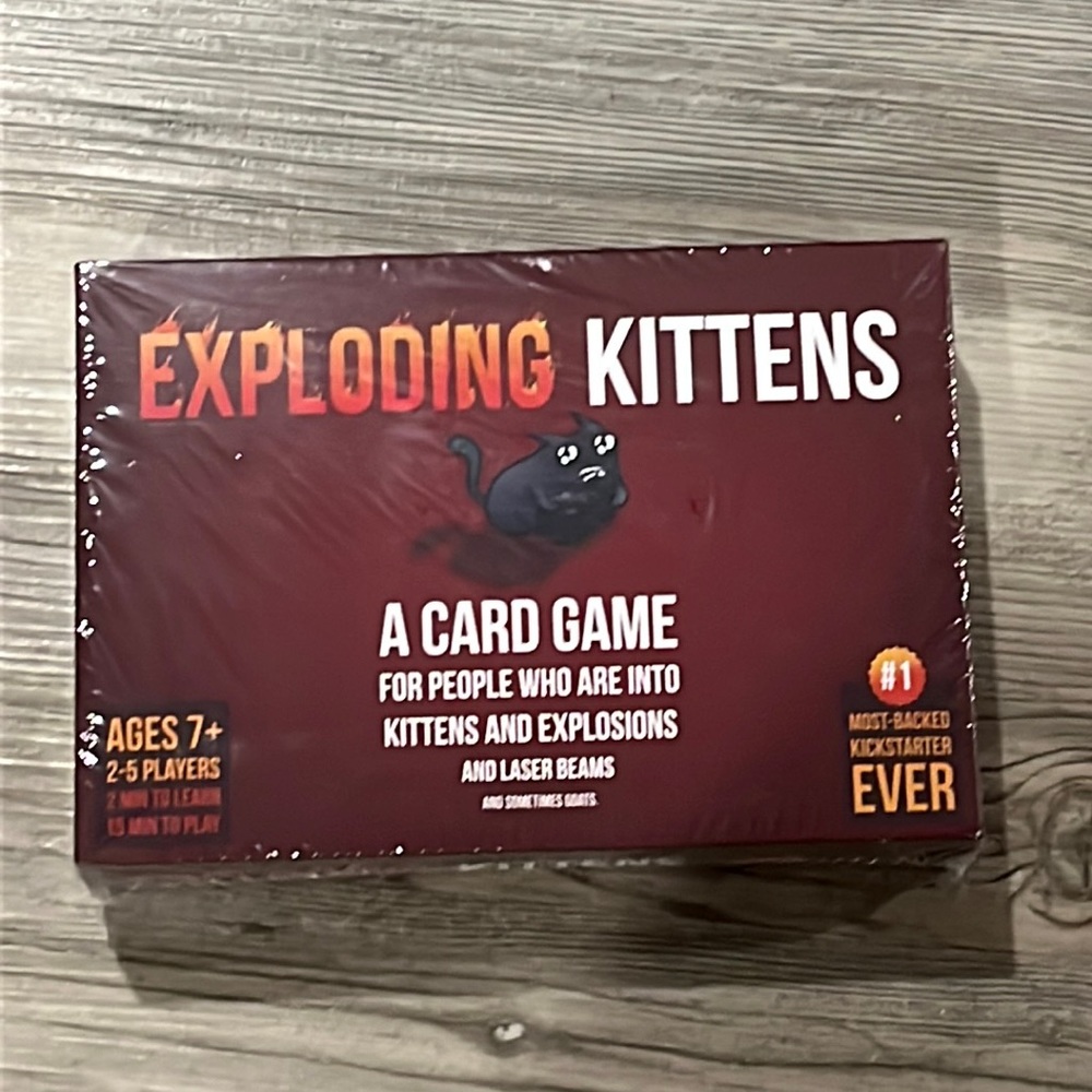 NIB Exploding Kittens Card Game